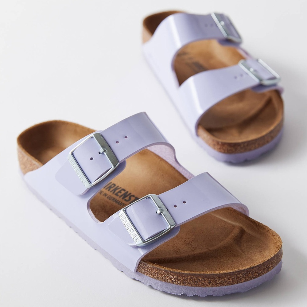 Birkenstock Arizona Sandal in Purple Fog - Picture 10 of 11